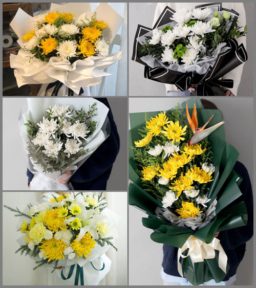 甘肃省庆阳宁县白事花束代送